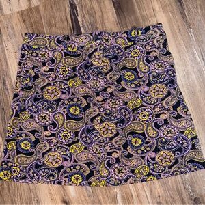 ModCloth Spin Your Partner Paisley Skirt sz 16